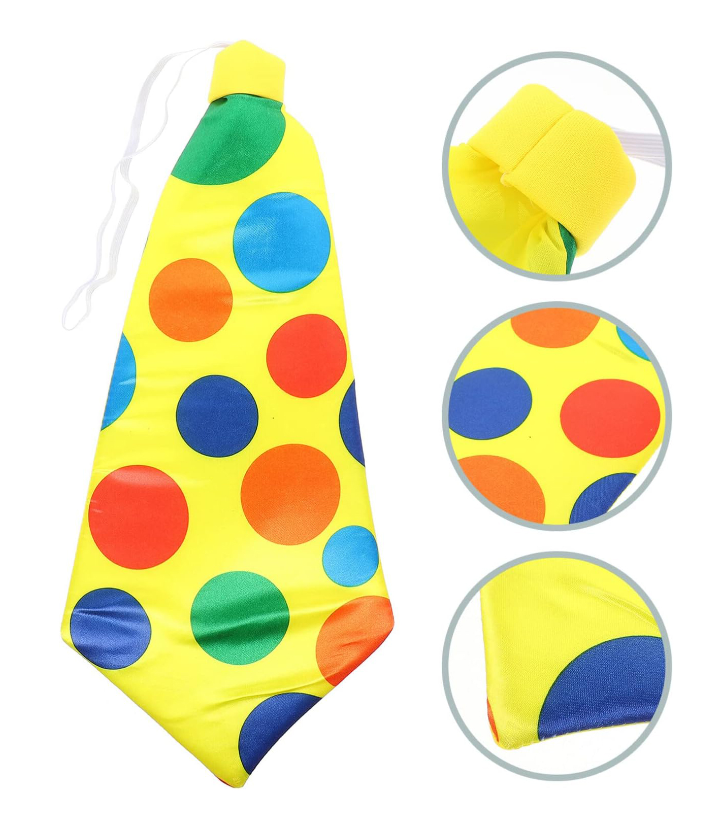  Palyaço Kravatı Lastikli Geniş Kesim 17x37 cm