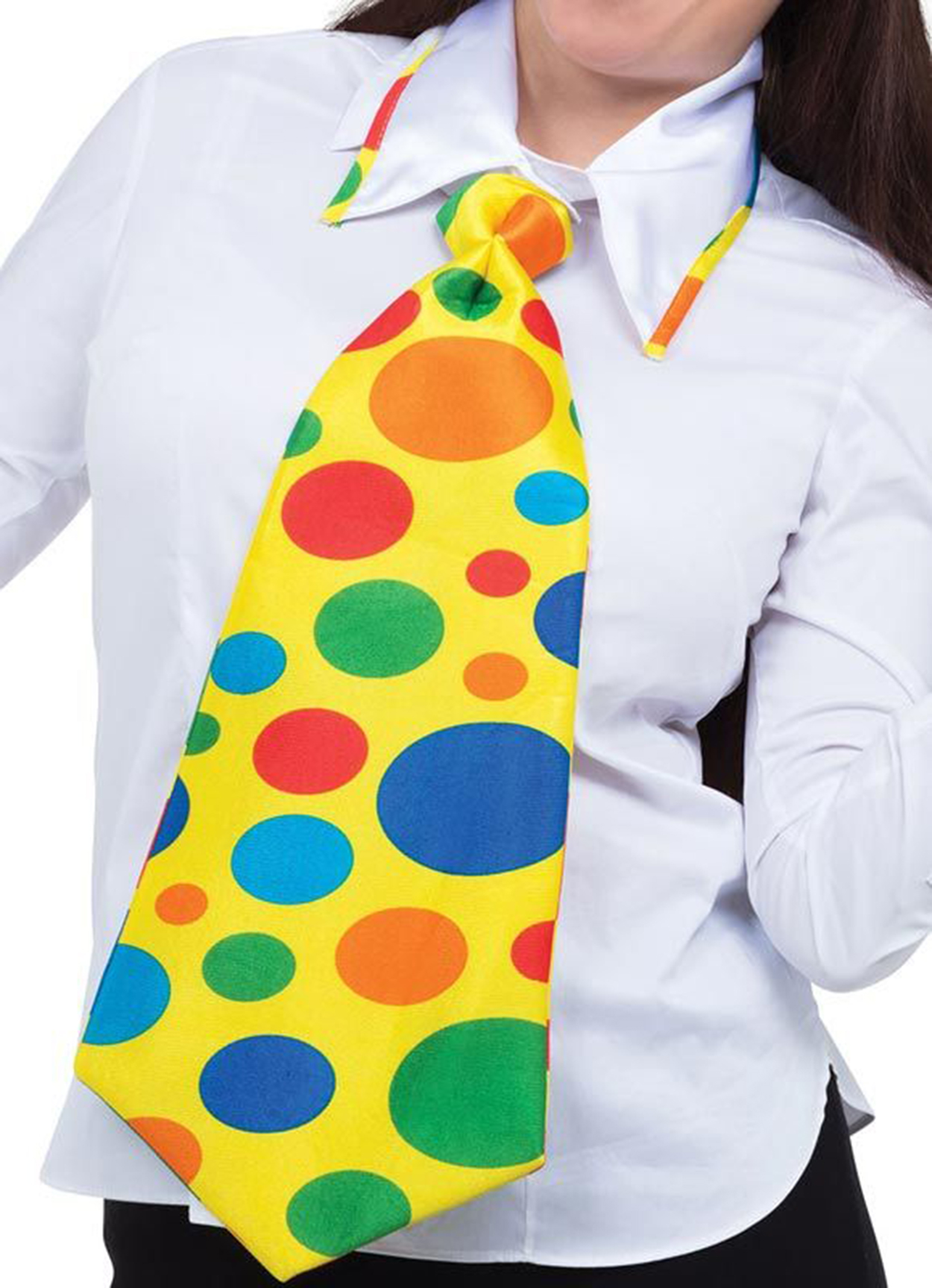  Palyaço Kravatı Lastikli Geniş Kesim 17x37 cm