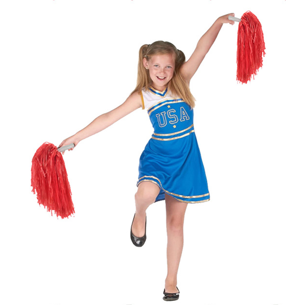 1 Çift ( 2 Adet ) Kırmızı Renk 23 Nisan Gösteri Ponponu 