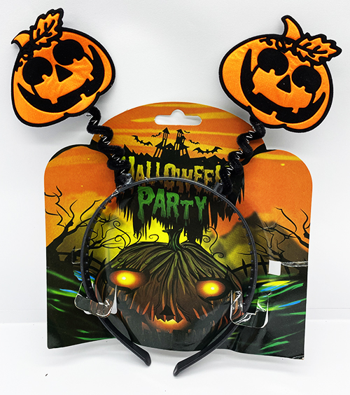 Balkabağı Figürlü Turuncu Renk Parti Tacı 21x24 cm