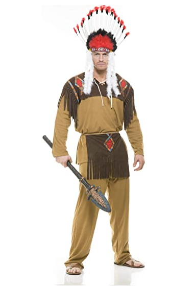 Beyaz Tüylü Siyah Kırmızı Büyük Hintli Kızılderili Başlığı