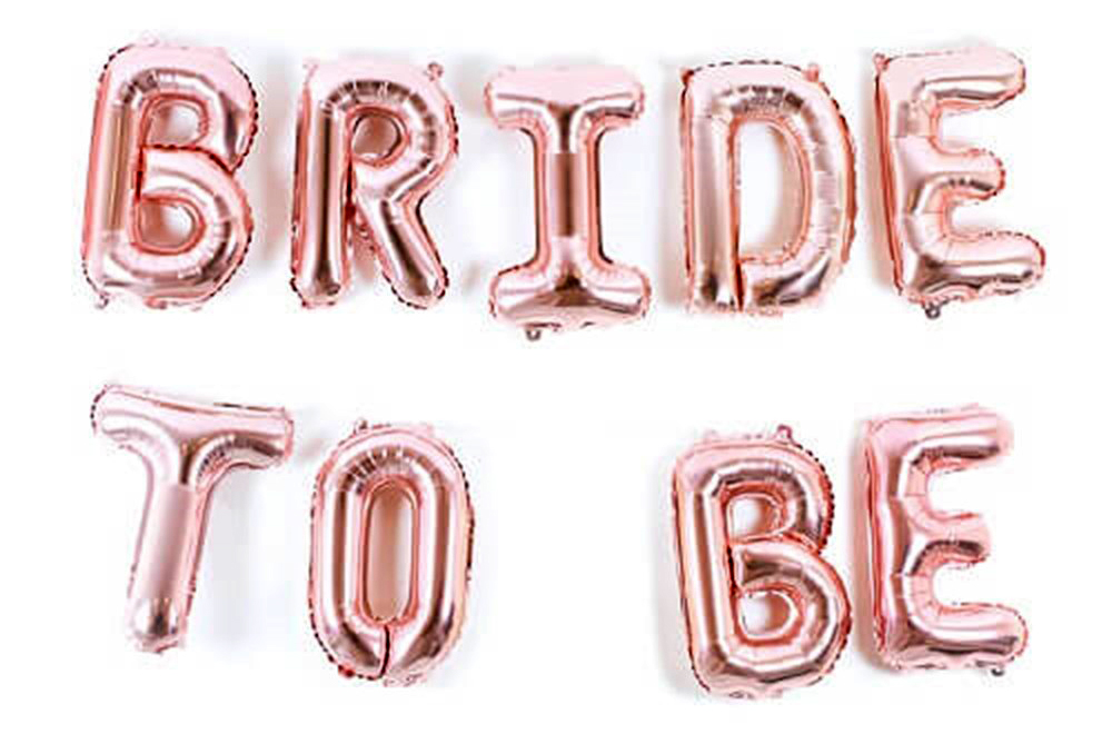 Bride To Be Yazılı Folyo Balon Rose Gold Renk 35 cm