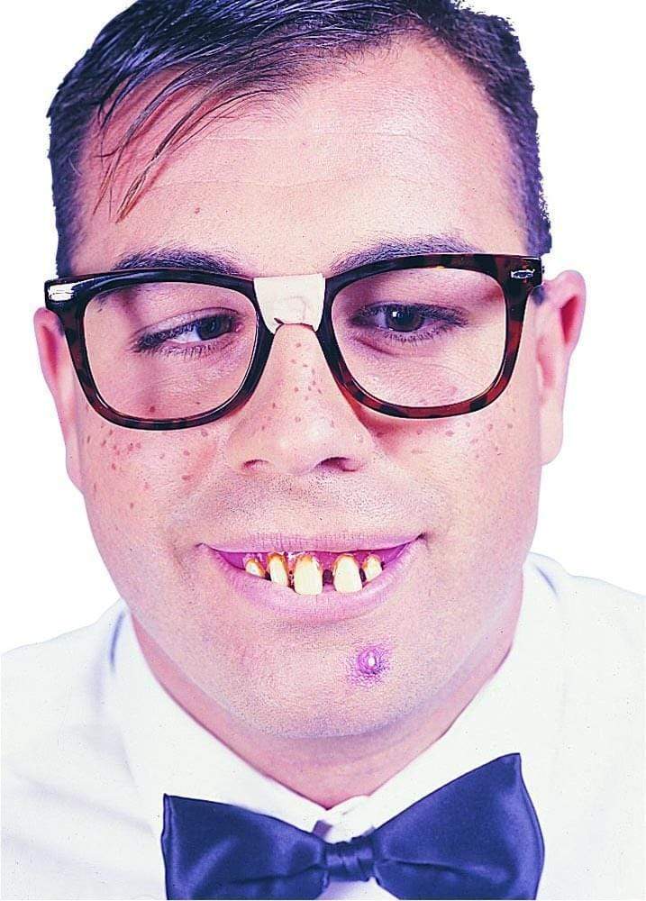 Çalışkan Öğrenci - İnek Öğrenci Espri Kostüm Aksesuar Seti 3 Parça