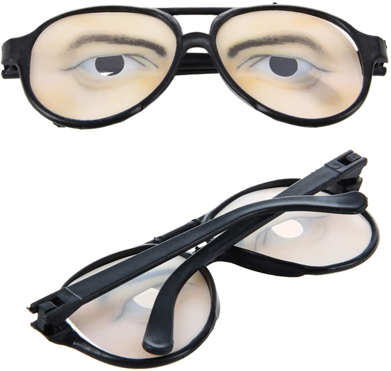 Efsane Şaka Gözlüğü Delikli Şaka Gözlüğü Erkek Model 15x6 cm