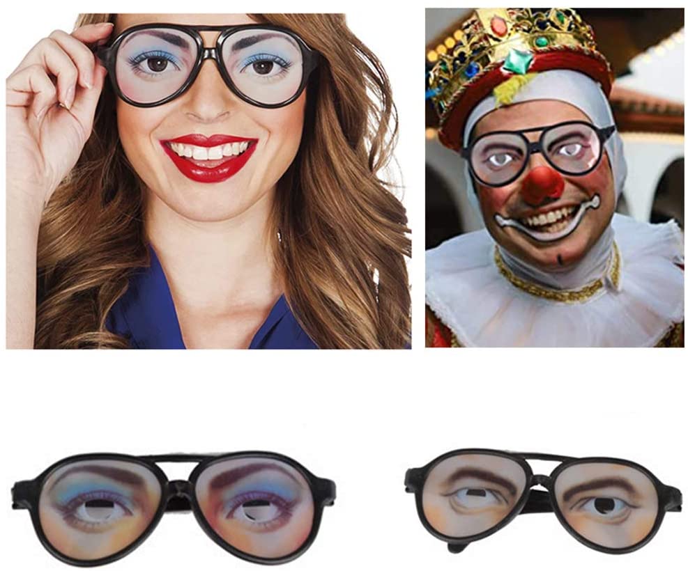 Efsane Şaka Gözlüğü Delikli Şaka Gözlüğü Erkek Model 15x6 cm