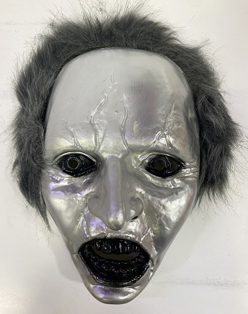 Gri Saçlı Plastik Michael Myers Maskesi 26x17 cm