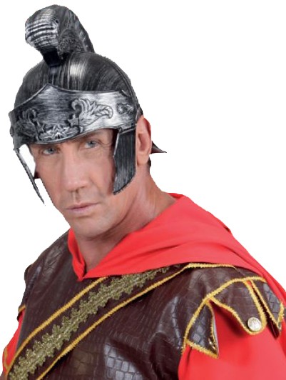 Gümüş Renk Kalın Başlık Antik Ortaçağ Romalı Savaşçı Miğferi