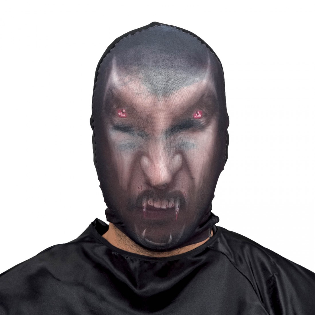 Kafaya Tam Geçmeli Bez Vampir Maskesi - Streç Korku Maskesi - 3D Baskılı Maske Model 11