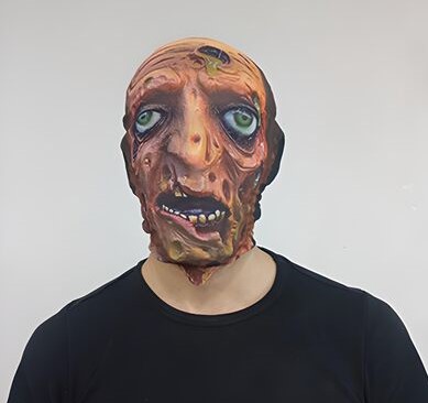 Kafaya Tam Geçmeli Bez Zombie Maskesi - Streç Korku Maskesi - 3D Baskılı Maske Model 8