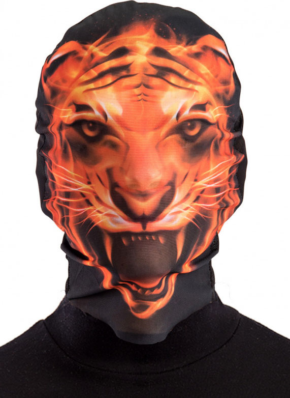 Kafaya Tam Geçmeli Kaplan Maskesi - Streç Kaplan Maskesi Model 10