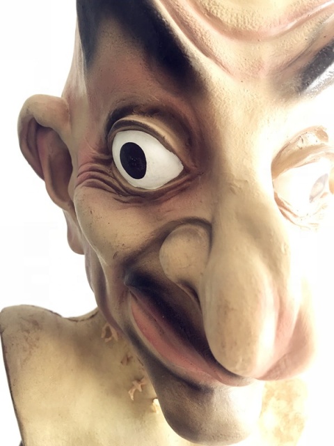 Kafaya Tam Geçmeli Mr.Bean Karakteri Tam Yüz Lateks Maske