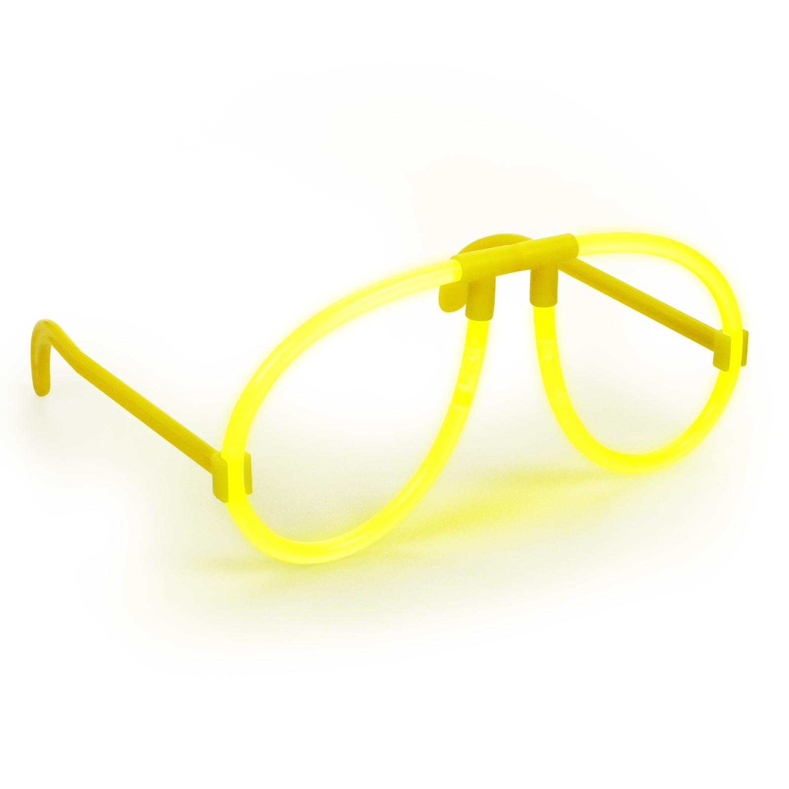 Karanlıkta Parlayan Fosforlu Glow Gözlük Fosforlu Gözlük Sarı Renk