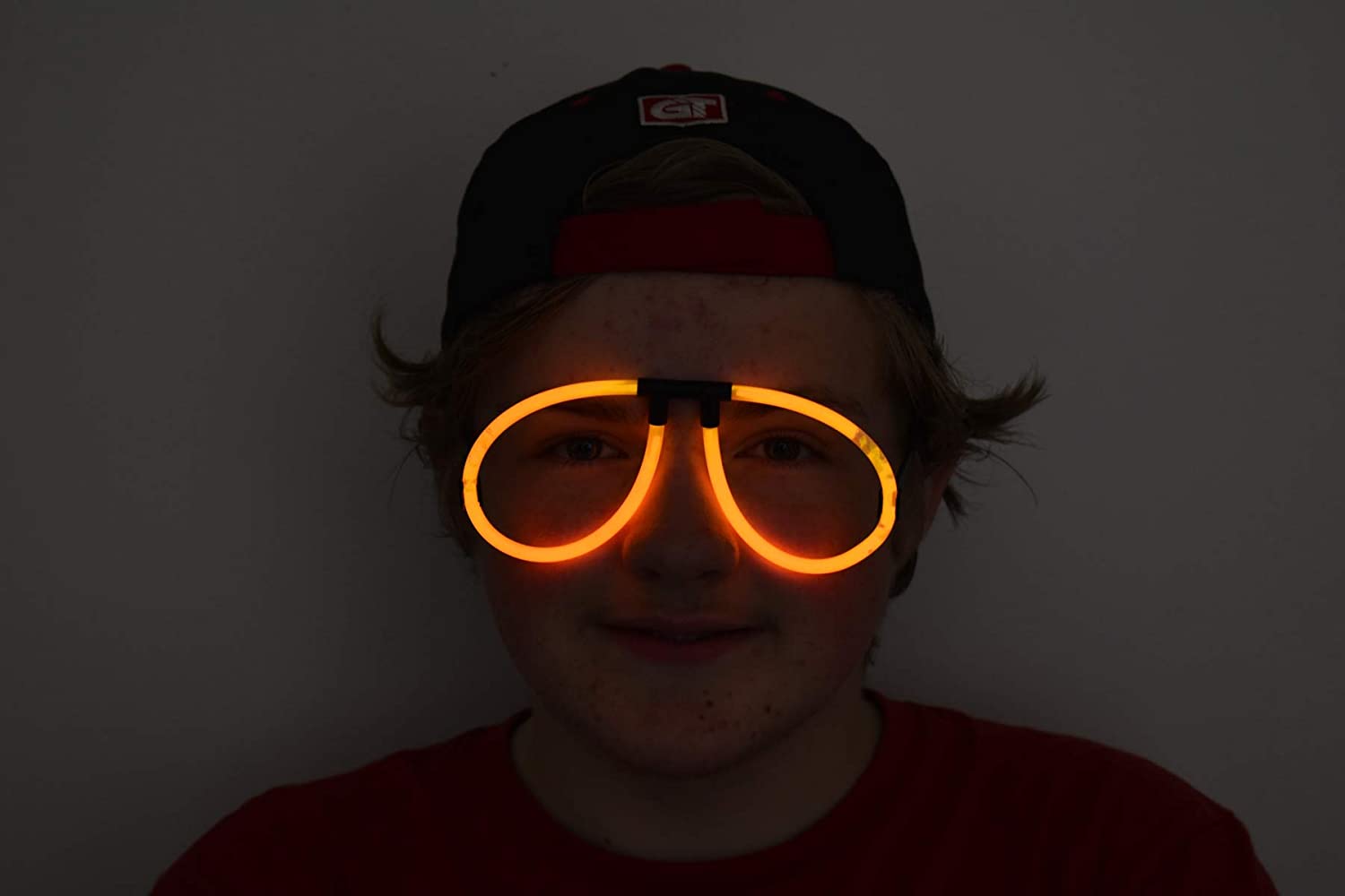 Karanlıkta Parlayan Fosforlu Glow Gözlük Fosforlu Gözlük Turuncu Renk