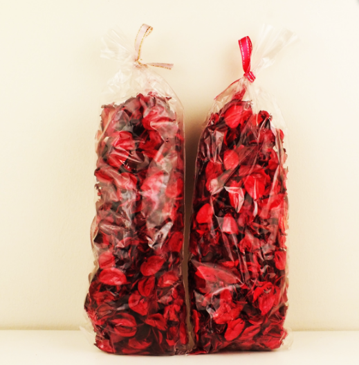 Kırmızı Renk Kokulu Kuru Gül Yaprakları 150 Gr A Kalite