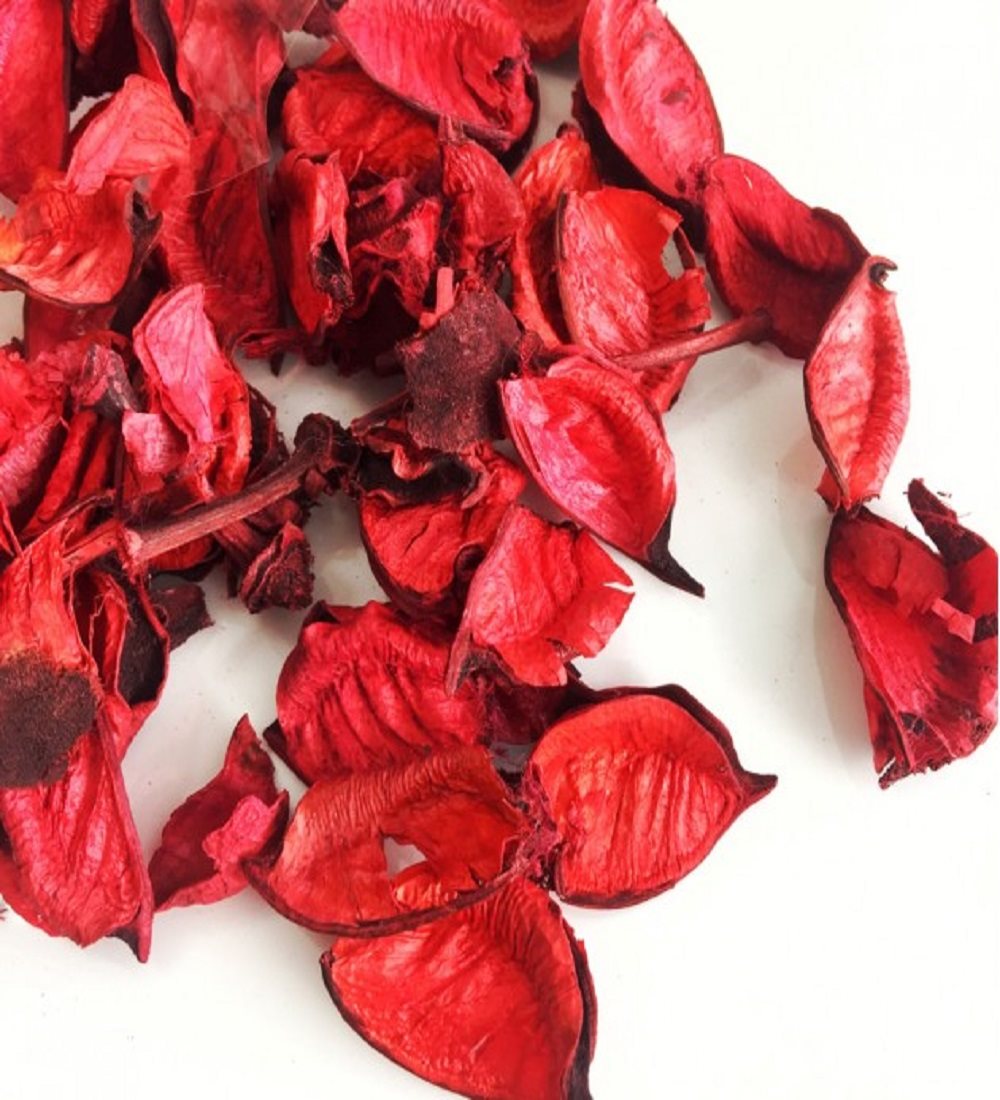 Kırmızı Renk Kokulu Kuru Gül Yaprakları 150 Gr A Kalite