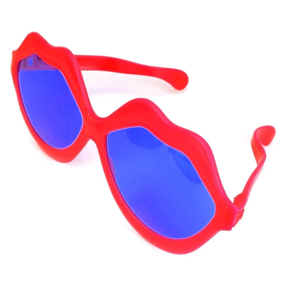 Kırmızı Renk Mega Boy Jumbo Dudak Şekilli Parti Gözlüğü