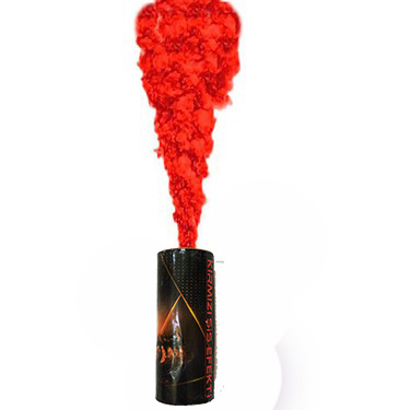 Kırmızı Renk Sis Bombası Kırmızı Duman 1 Adet