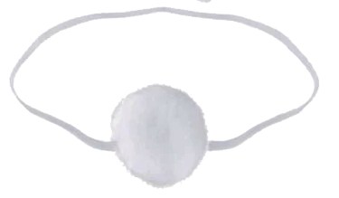 Led Işıklı Mavi Kulaklı Tavşan Tacı Beyaz Papyonu ve Ponpon Seti 3 Parça