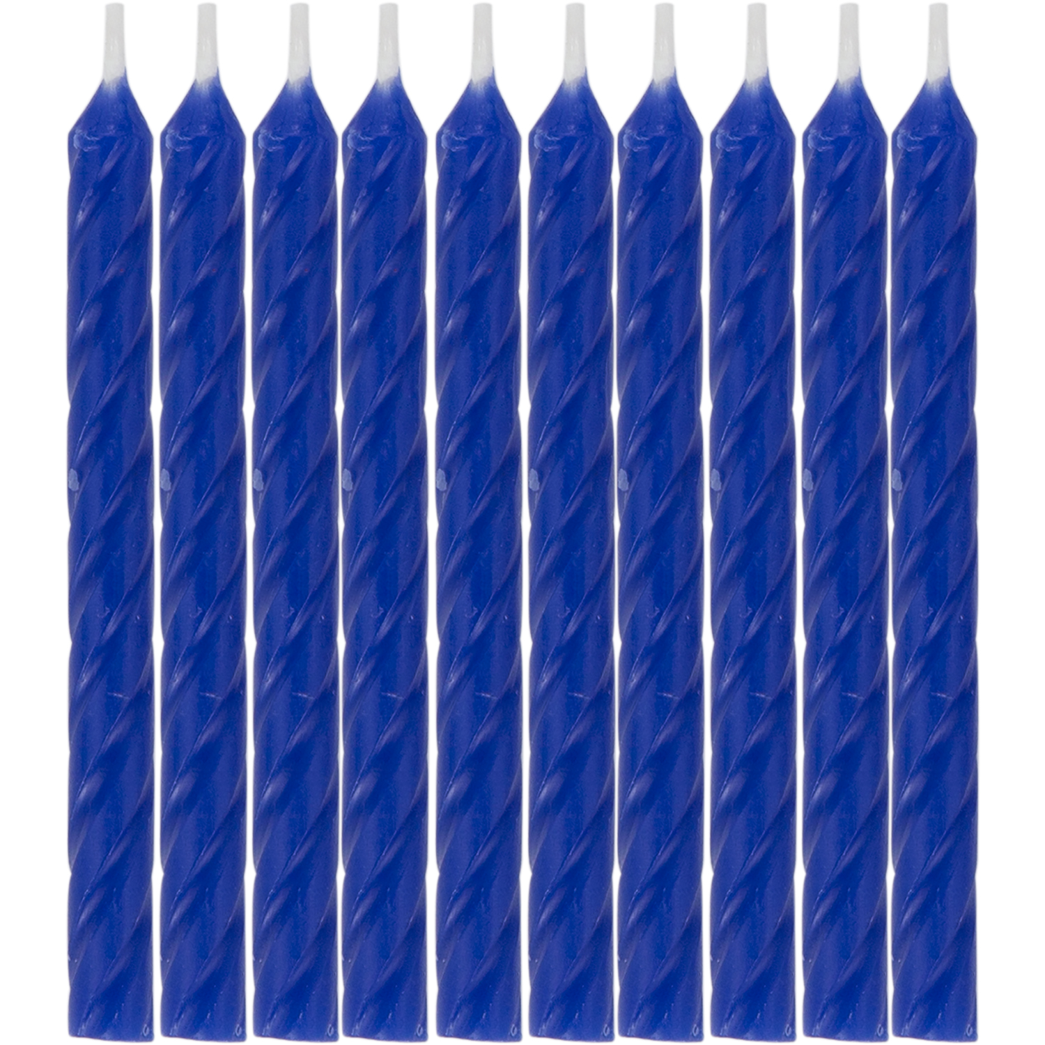 Mavi Renk Doğum Günü Evlilik Yıldönümü Pasta Mumları 10 Adet