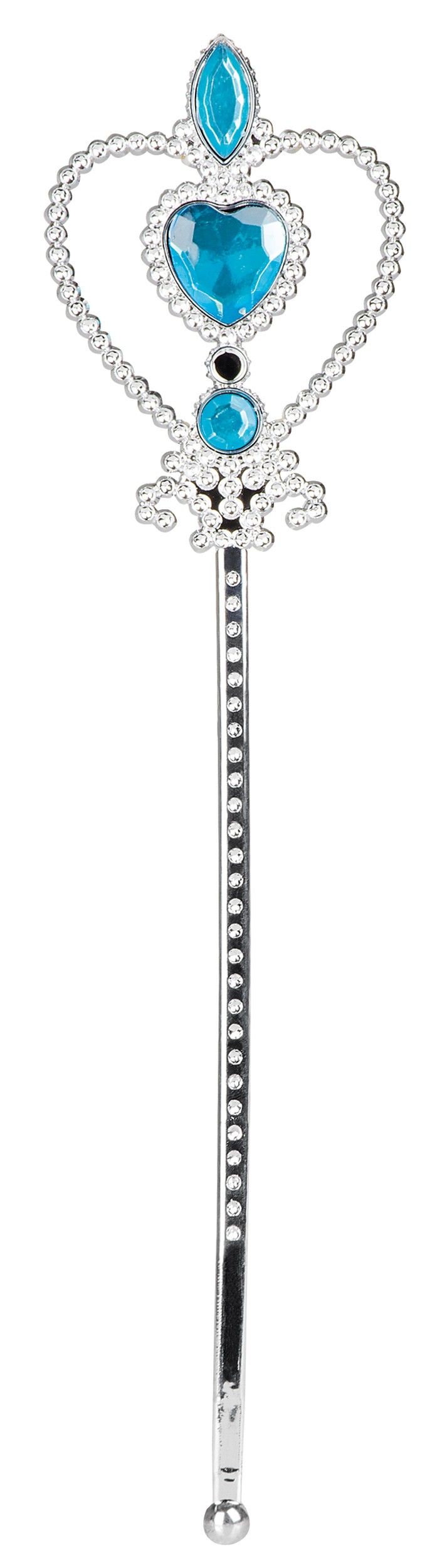 Mavi Renk Kalp İşlemeli Karlar Ülkesi Elsa Asası 