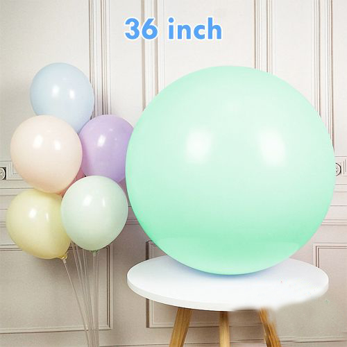 Su Yeşili Renk Mega Boy Jumbo Makaron Balon 36 İnch
