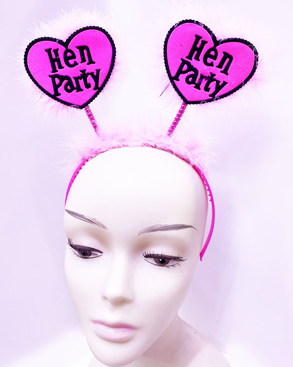 Otrişli Toz Pembe Renk Bekarlığa Veda Partisi Hen Party Taç
