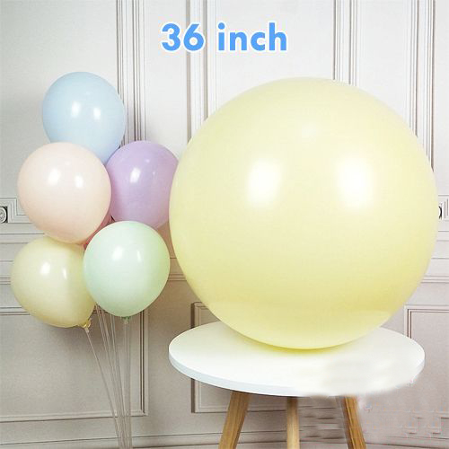 Sarı Renk Mega Boy Jumbo Makaron Balon 36 İnch