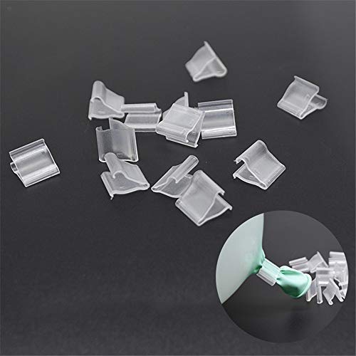 Şeffaf Renk Balon Hava Kaçmasını Engelleyici Klips 10 Adet