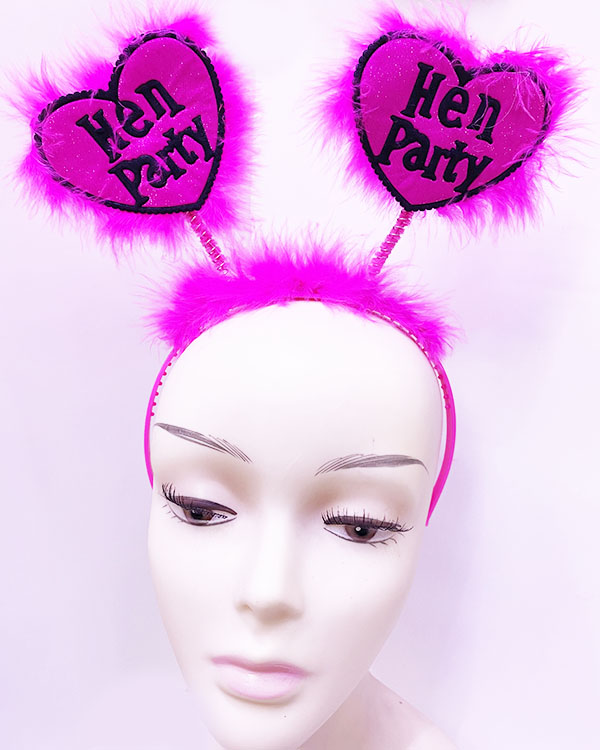 Şeker Pembe Fuşya Renk Bekarlığa Veda Partisi Hen Party Taç