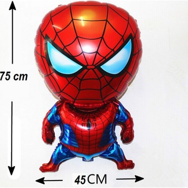 Spiderman Örümcek Adam Şekilli Uçan Folyo Balon 75 cm