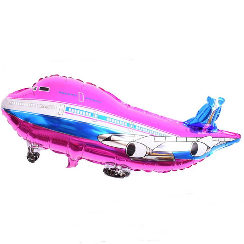 Fuşya Renk Yolcu Uçağı Folyo Balon 80 cm