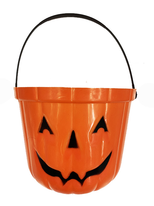 Turuncu Renk Balkabağı Kova 19x15 cm