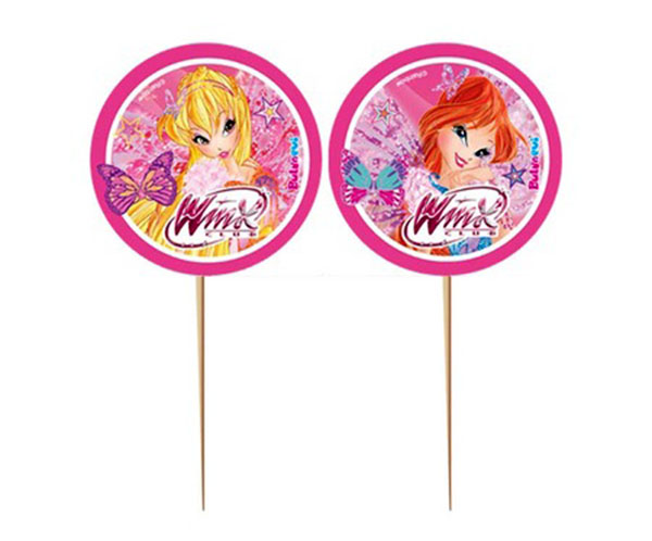 Winx Temalı Parti Kürdan Süsü 10 Adet