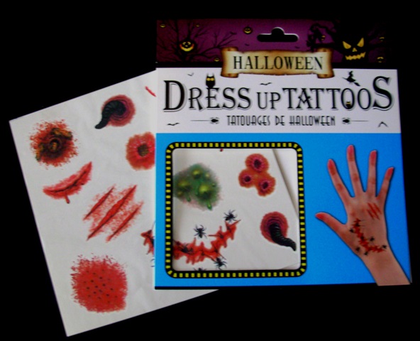 Cadılar Bayramı Halloween Dövme Tattoos 12li Karışık Model