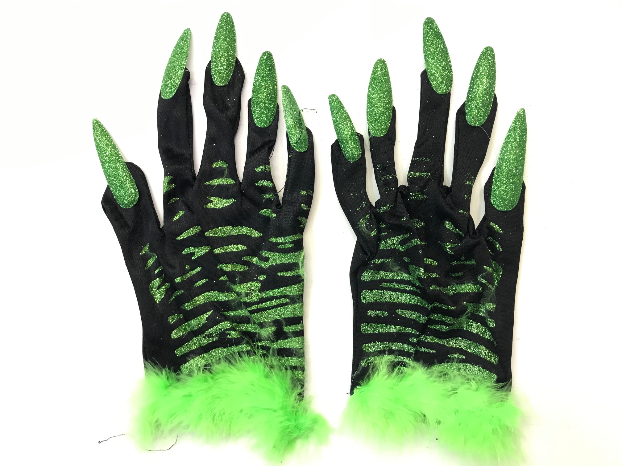 Cadılar Bayramı Tırnaklı Eldiven 3 Renk 3 Adet