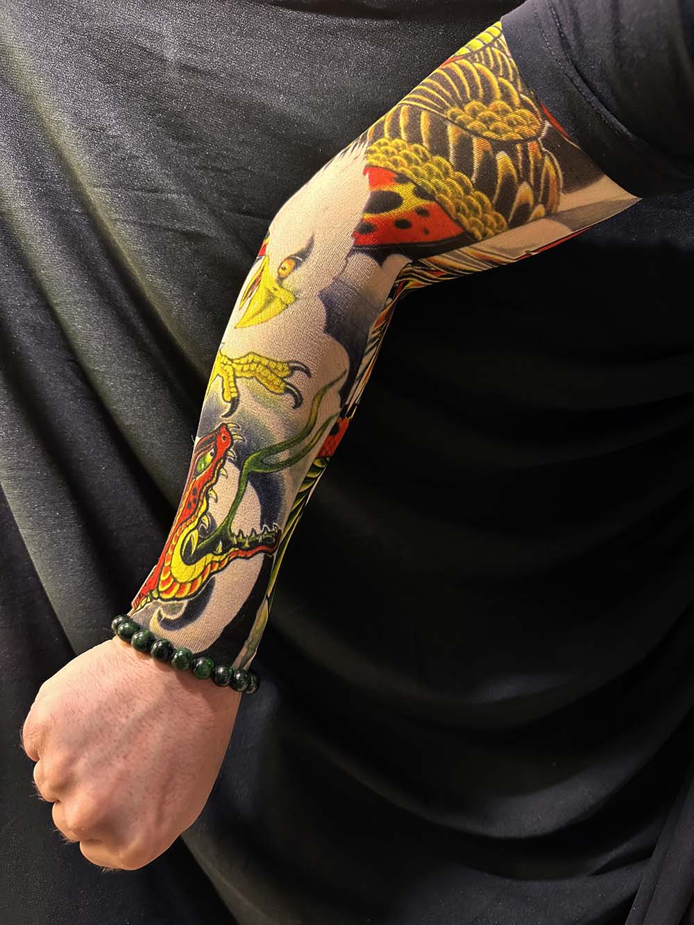 Çorap Dövme Giyilebilir Kol Bacak Dövmesi Likralı 2 Adet Model 23