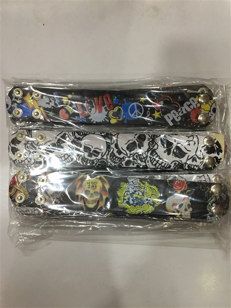 Deri Bileklik bayan-erkek uyumlu karışık renk 1.adet