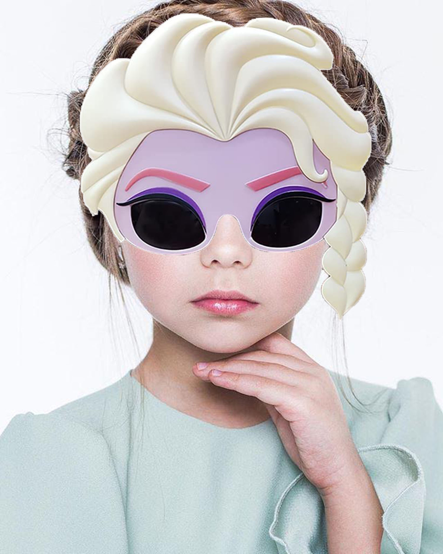 Elsa Maskesi Elsa Tacı ve Elsa Asası 3'lü Kostüm Seti 