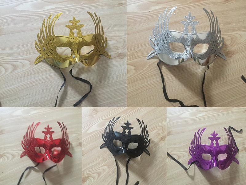 Geyik Parti Maskesi Karışık Renk 12 Adet