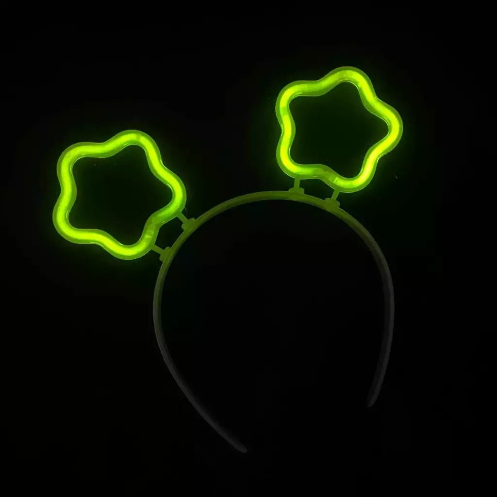 Glow Karanlıkta Yanan Fosforlu Yıldız Taç 12 Adet