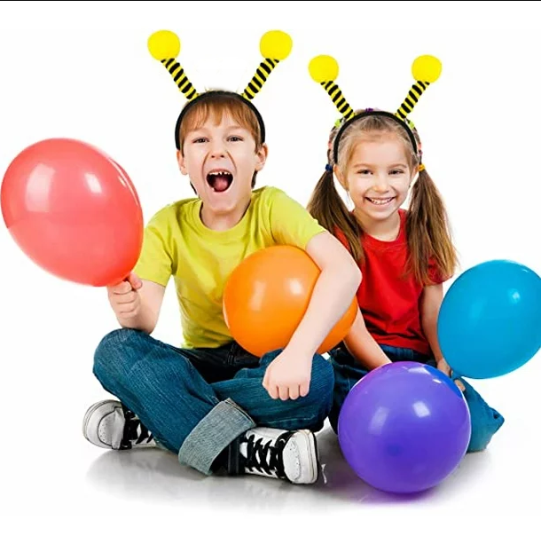 Gösteriler İçin Sarı Ponponlu Mega Arı Taç Arı Maya Tacı 25x11 cm