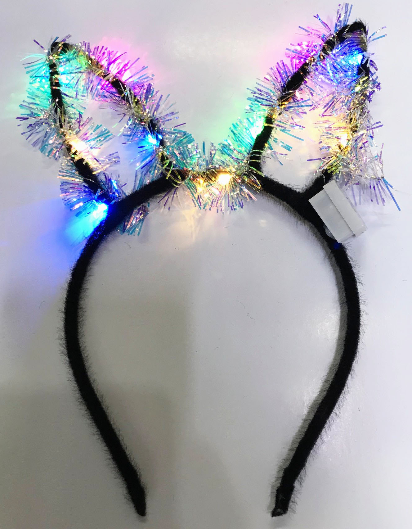 Işıklı Tavşan Tacı Püsküllü Karışık Renk 12 Adet