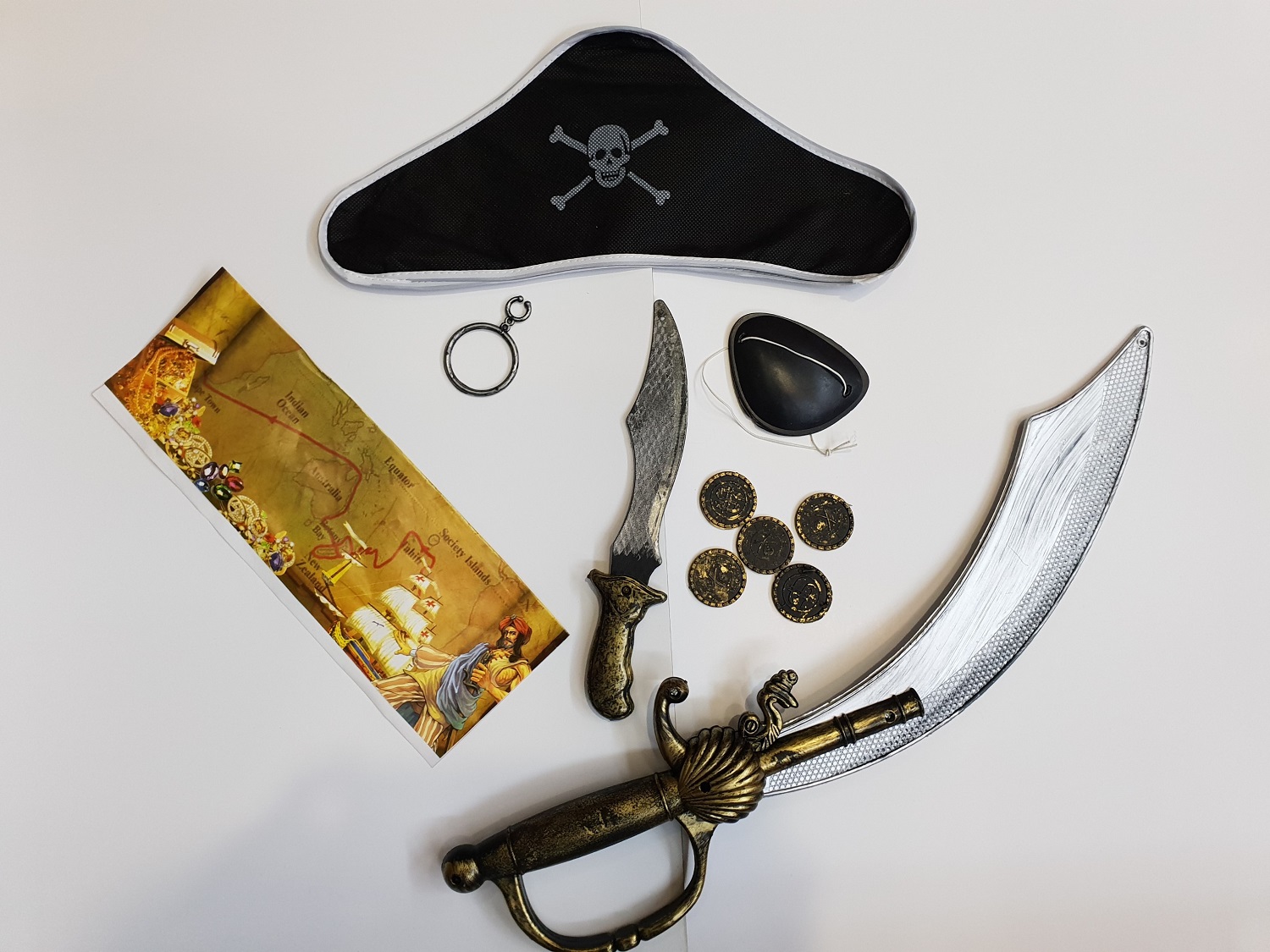 Jack Sparrow 11 Parçadan Oluşan Lüks Korsan Oyuncak Seti 