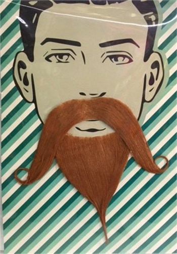 Kahve Renk Filozof Takma Sakal ve Bıyık Seti-756