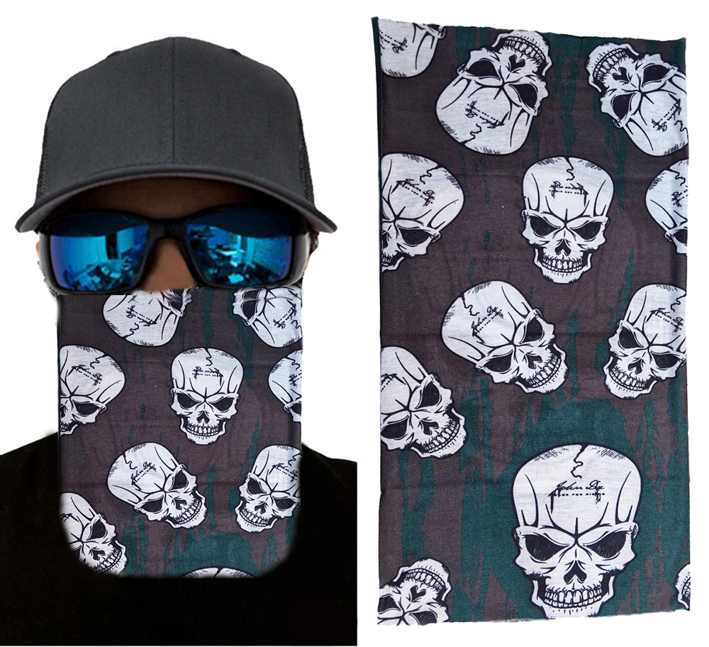 Motorcu Boyunluk Baf Buff Bandana 25x48 cm Model 4