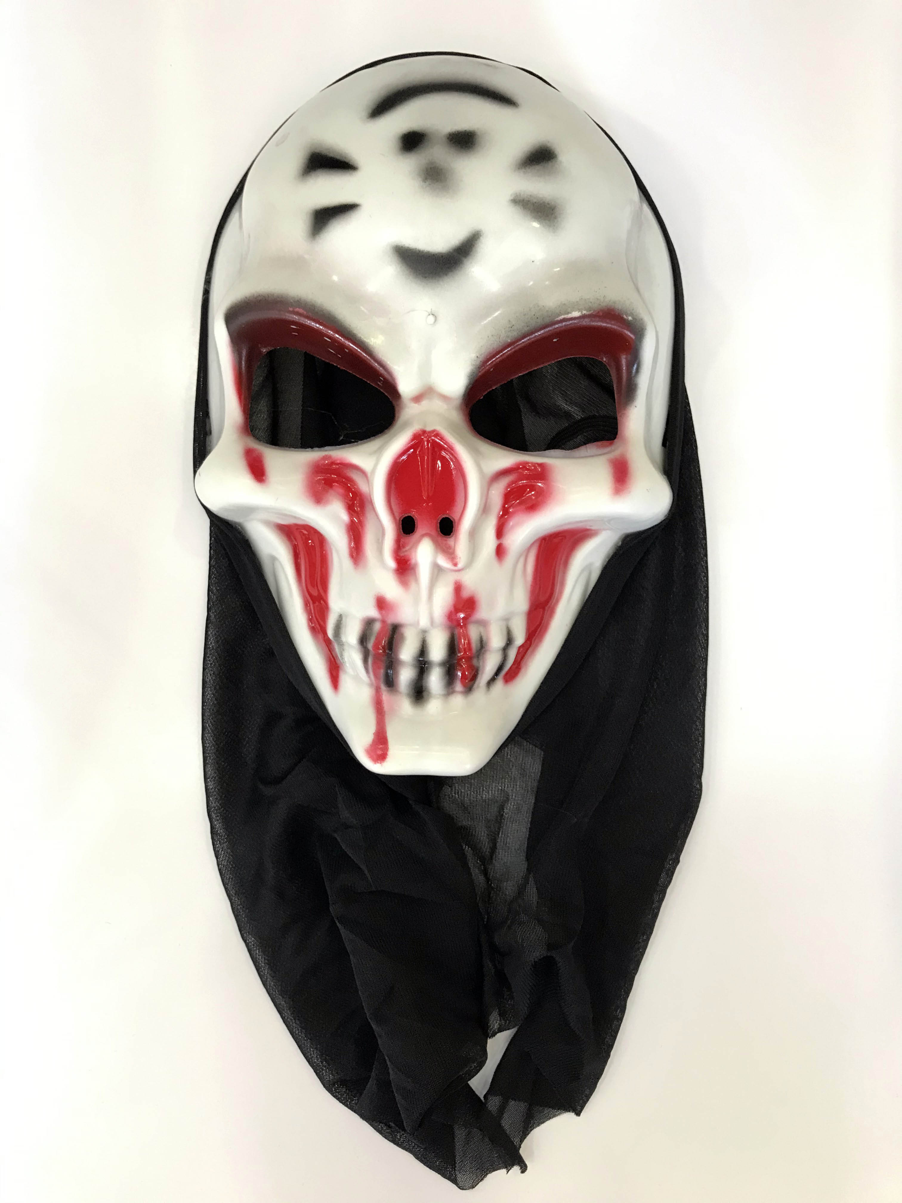 Kanlı Surat Pelerinli Vampir Maskesi