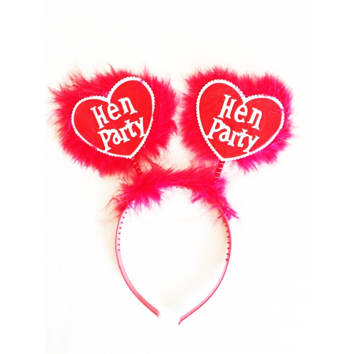 Kırmızı Renk Bekarlığa Veda Partisi Hen Party Taç