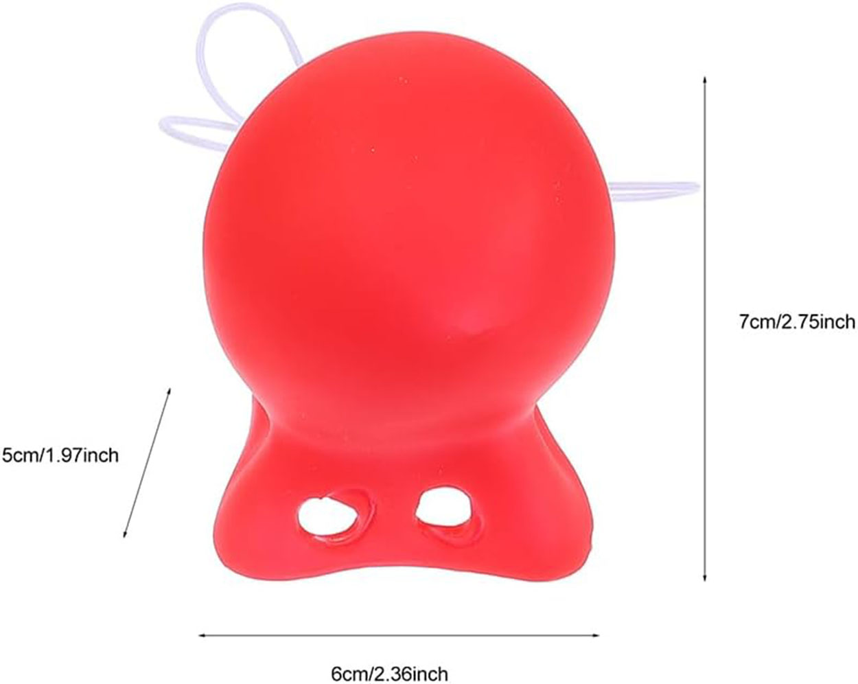 Kırmızı Renk Lastikli Burun Palyaço Burun