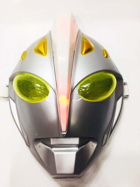 Led Işıklı Robot Uzaylı Maskesi Çocuk Boy