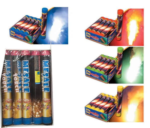 Mavi Renk Meşale 25 cm 1 Adet